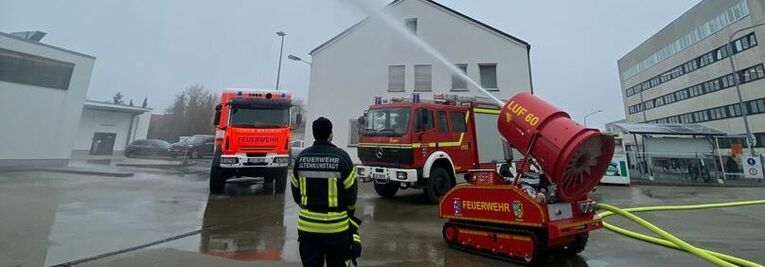 Löschroboter im Einsatz