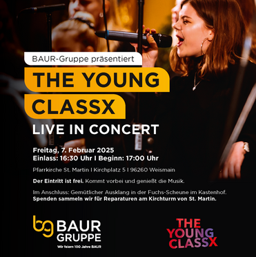 Welcome back in Weismain: The Young ClassX Ensemble kommt am 7. Februar 2025 an den Obermain