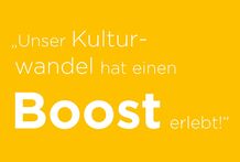 "Unser Kulturwandel hat einen Boost erlebt!"